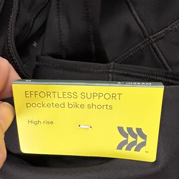 All in Motion Women's Black Bike Shorts - Picture 6 of 7